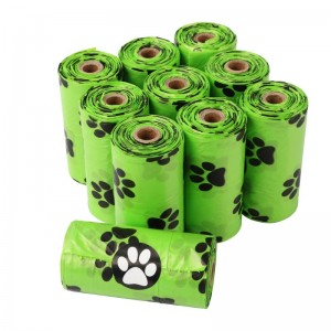 Bionedbrydelig Poo Dog Bag Pet Cat Poop Rene Pick Up Garbages miljømæssige emballage