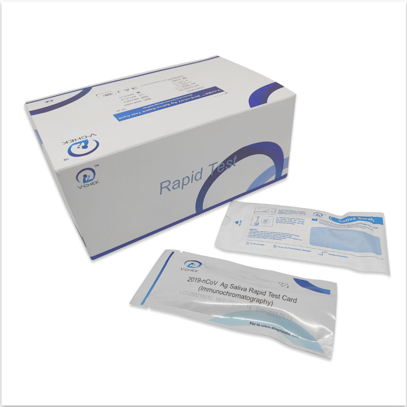 V-CHEK 84822019-nCoV Ag Saliva Rapid Test Card (Immunochromatography)